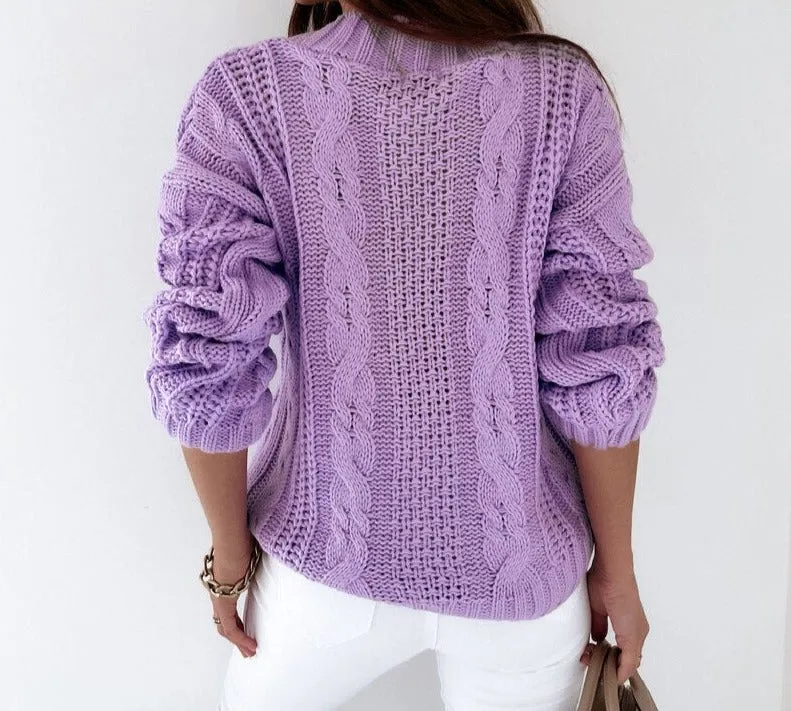 Women Sweater Coats Autumn Winter Drop Shoulder Knitted Cardigan Single-Breasted Vintage Cardigans