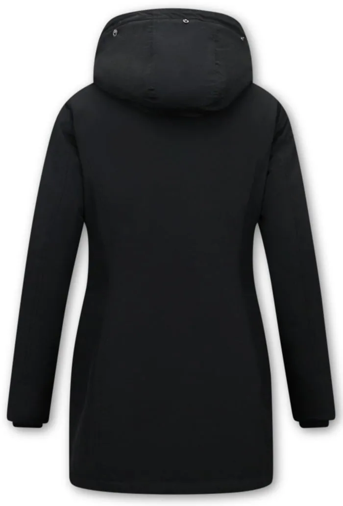 Women's Long Winter Coats With Hood | NEW |