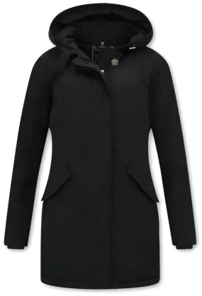 Women's Long Winter Coats With Hood | NEW |