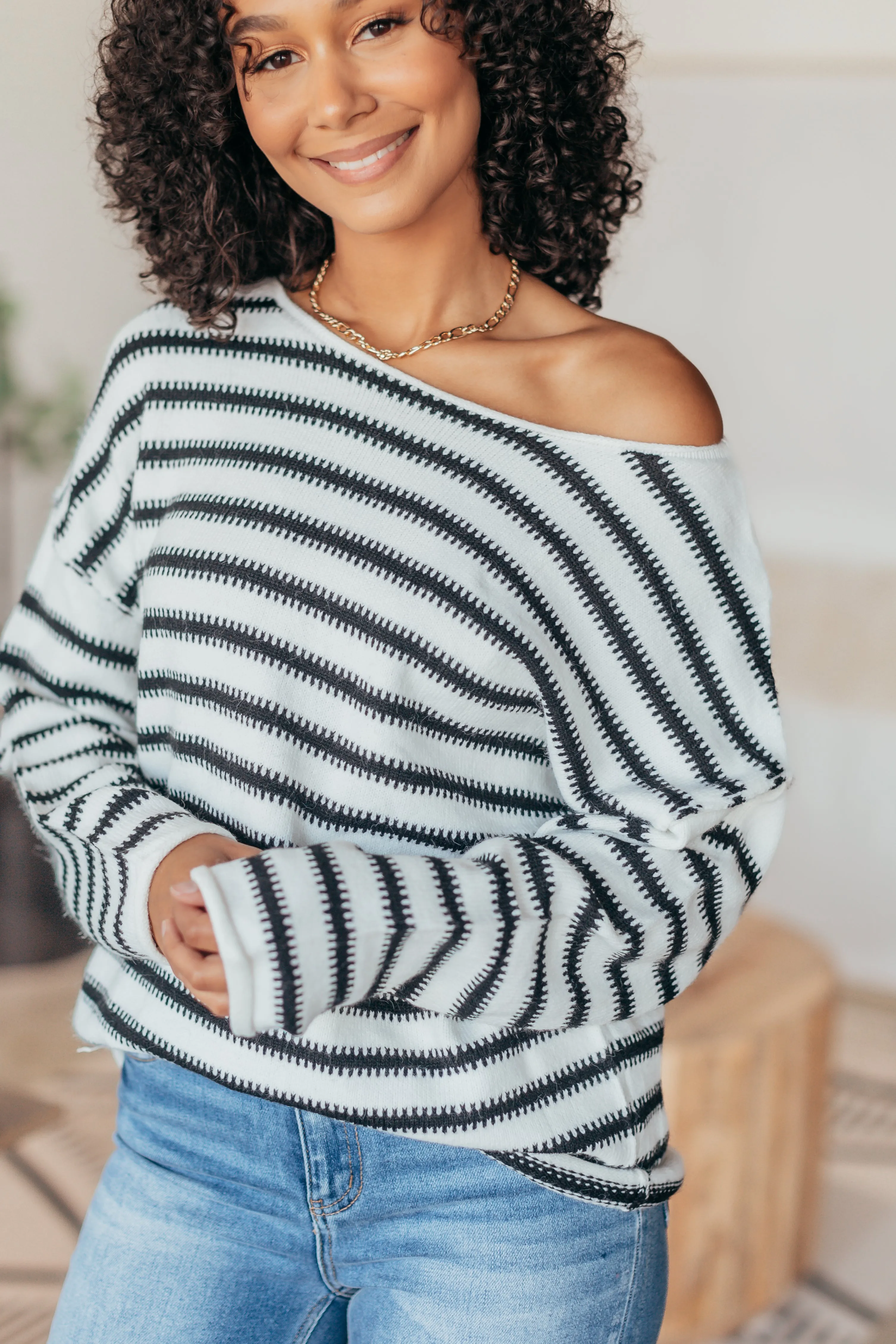 Wonder Striped Knit Sweater - 3 Colors