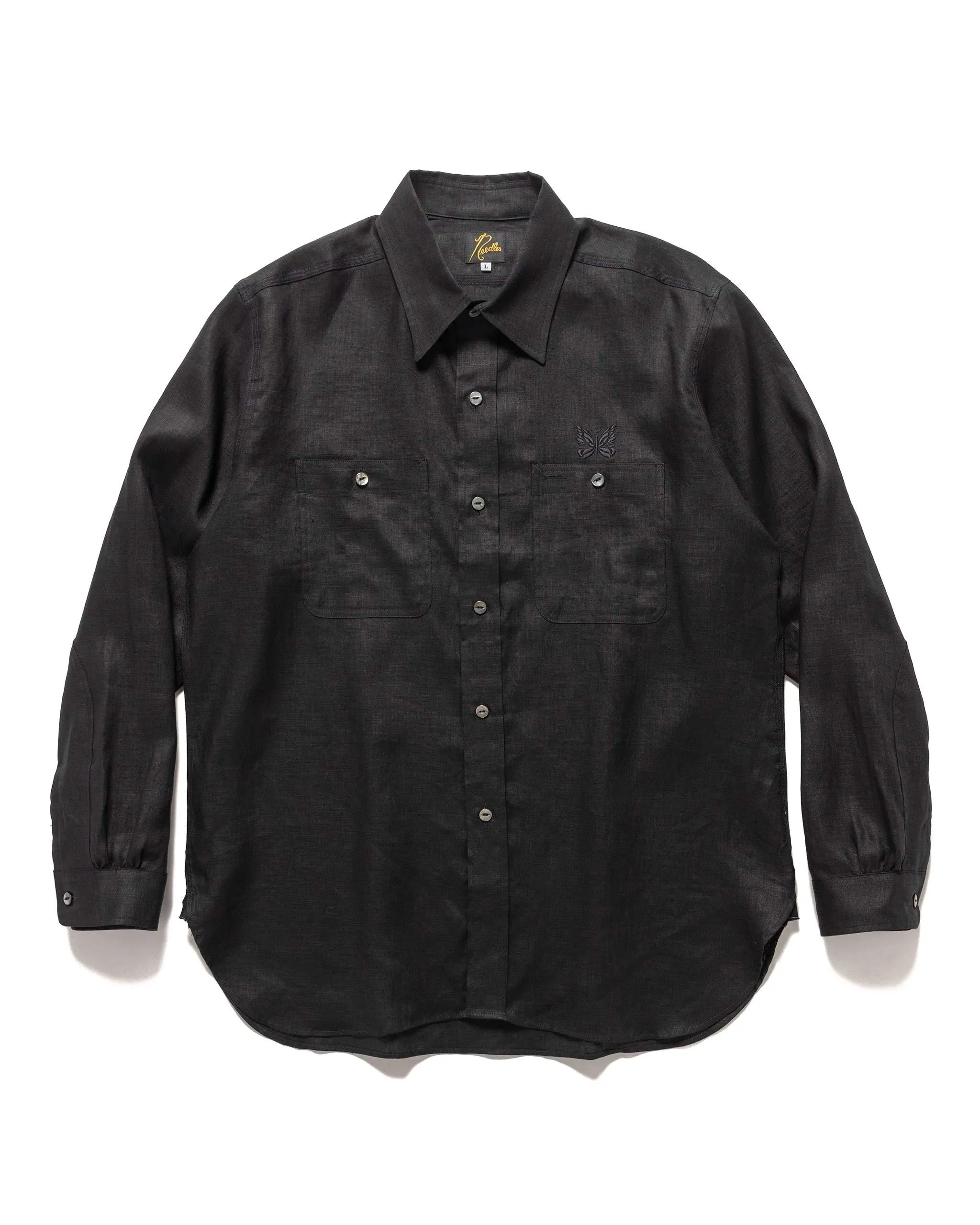 Work Shirt - Linen Canvas Black