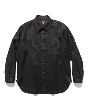 Work Shirt - Linen Canvas Black