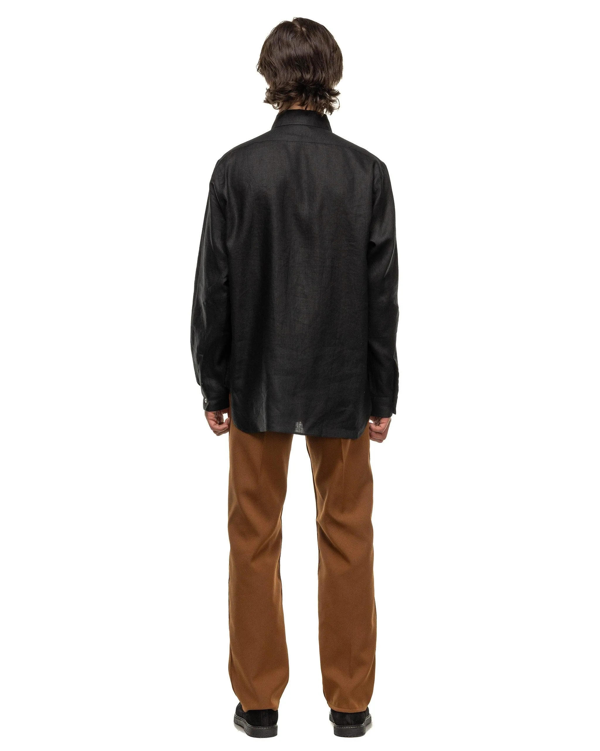 Work Shirt - Linen Canvas Black