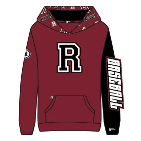 Youth & Adult Ridgewood Baseball Maroon Hoodie