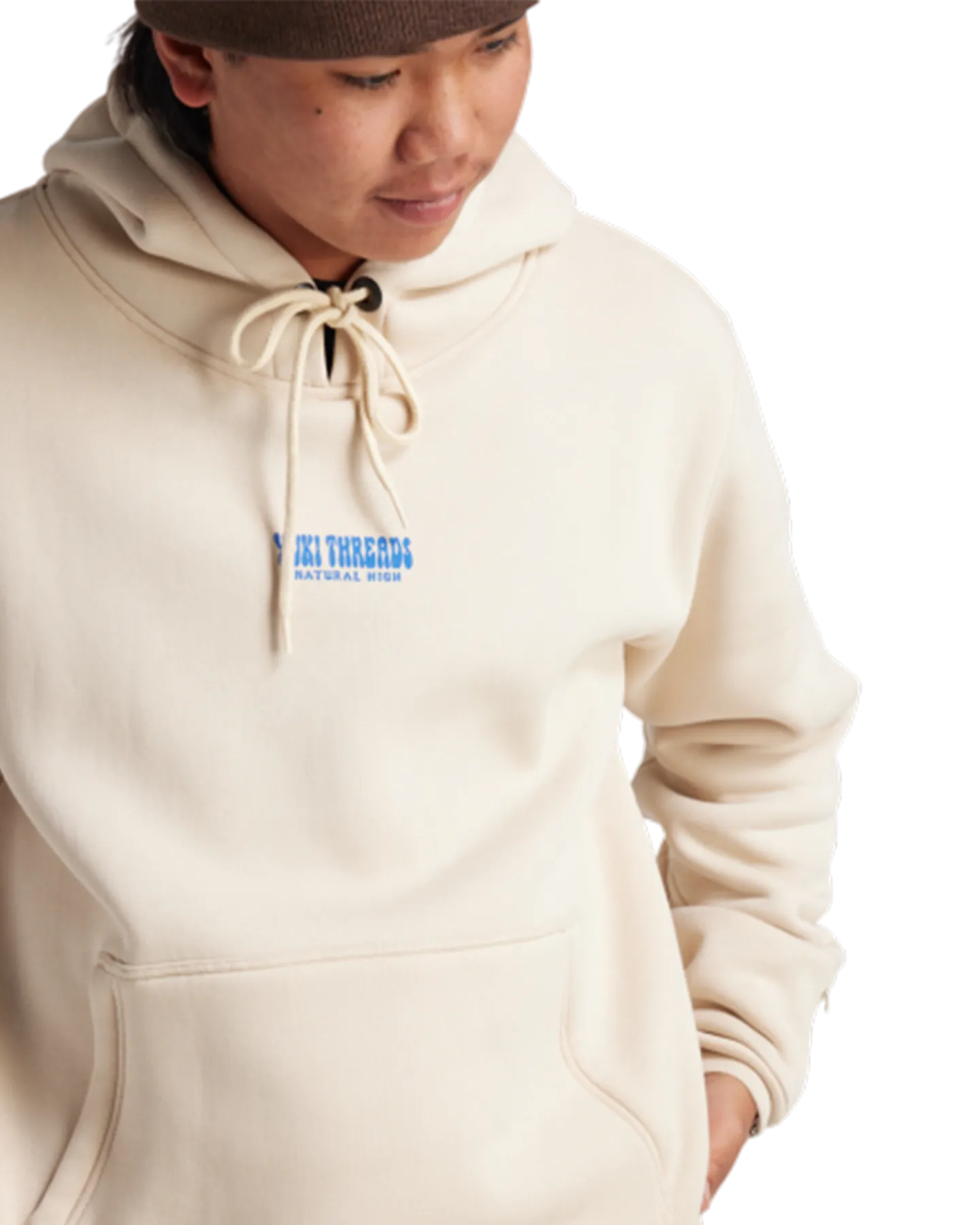 Yuki Threads Natural High Hoodie - Stone