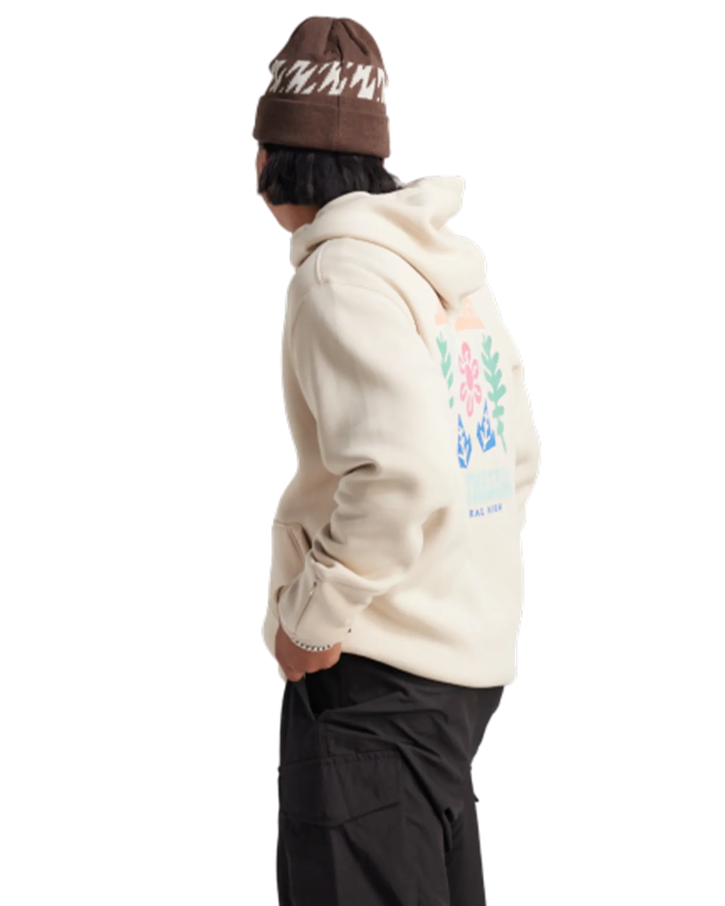 Yuki Threads Natural High Hoodie - Stone