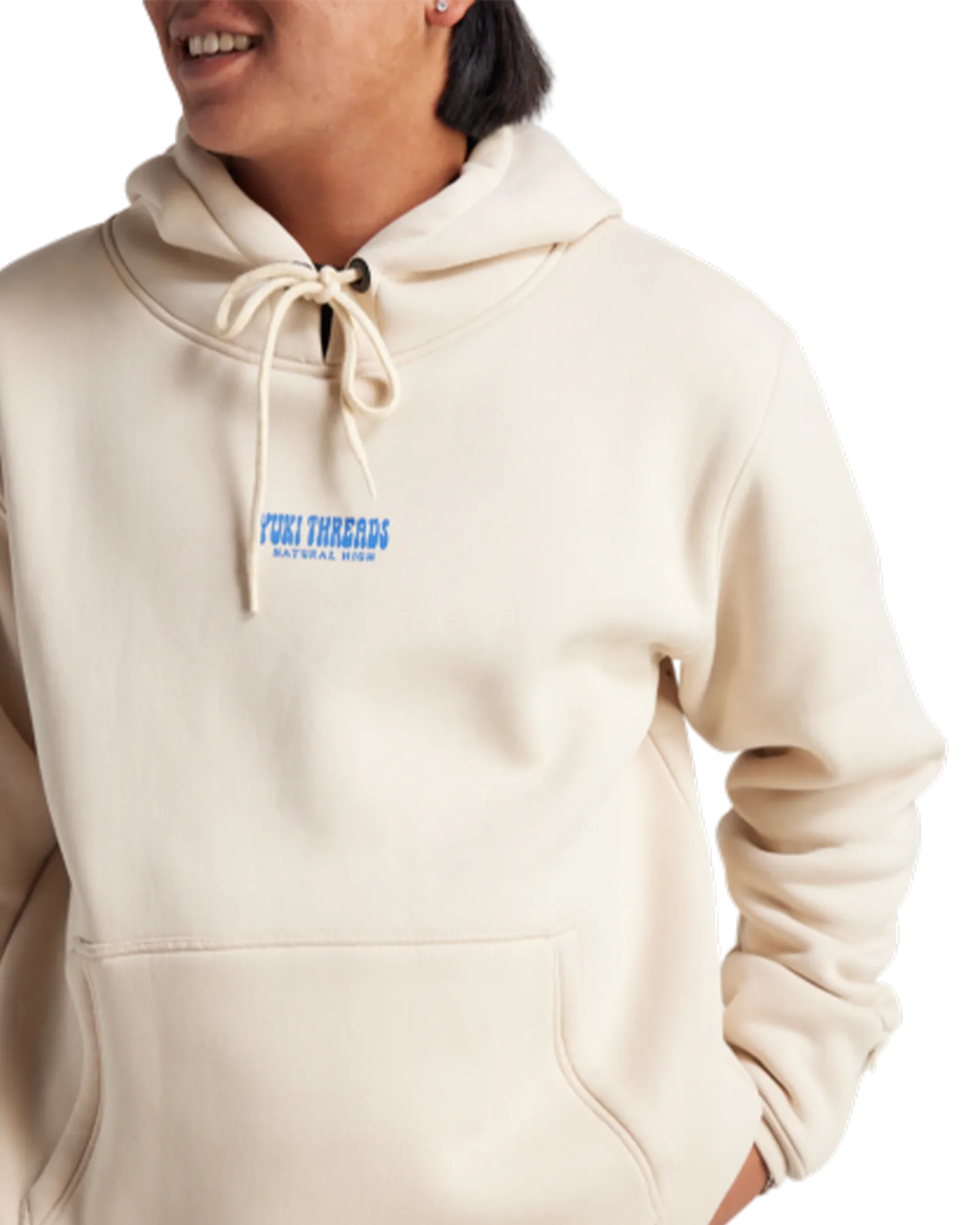 Yuki Threads Natural High Hoodie - Stone